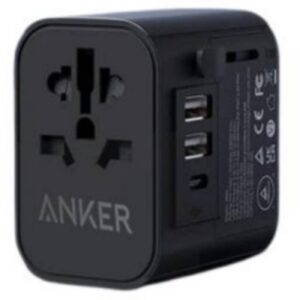 Anker 312 Outlet Extender 30W With 3 USB Ports - Black