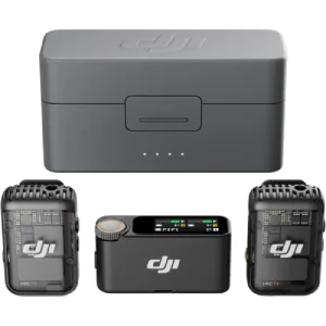 DJI Mic 2 (2 TX + 1 RX + Charging Case) Wireless Microphone