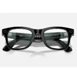 Ray-Ban-way-farer-glasses-shinyblack-clear-8