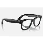 Ray-Ban-way-farer-glasses-shinyblack-clear-9